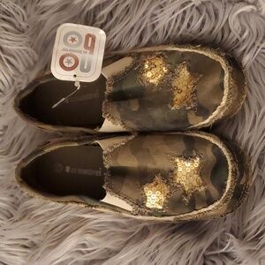 NWT Camo Slip On Shoes